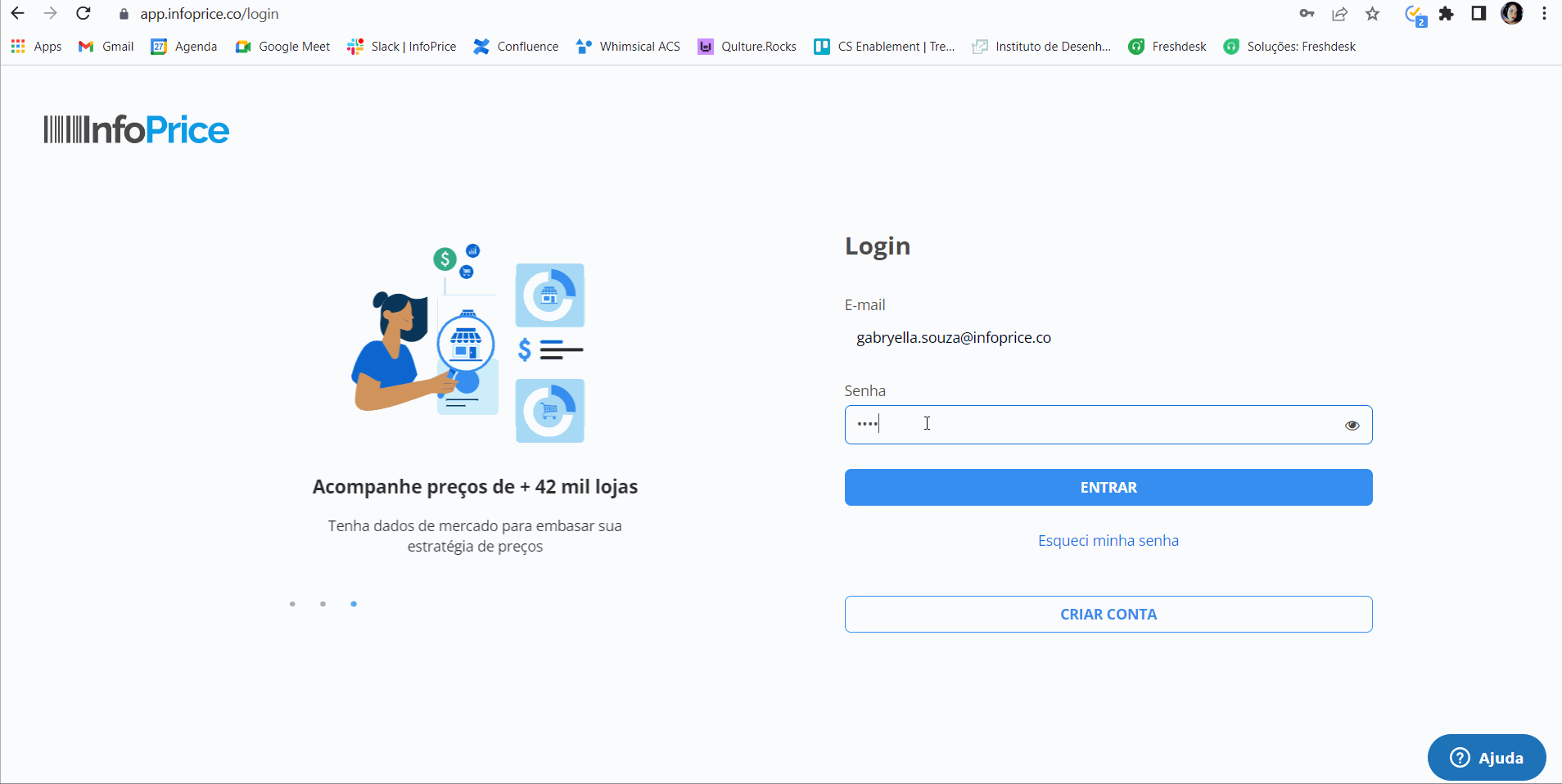 Como fazer login no portal 2